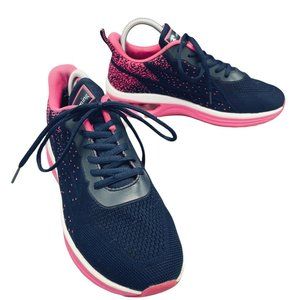 Gannou Air Athletic Running Sneaker Shoes Pink Blue Sz 8.5 Women Lace Up Comfort
